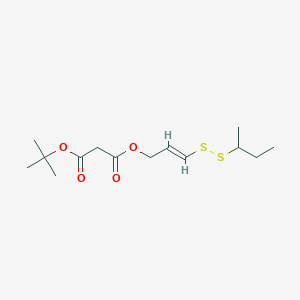 molecular formula C14H24O4S2 B1247791 Persicasulfide A 