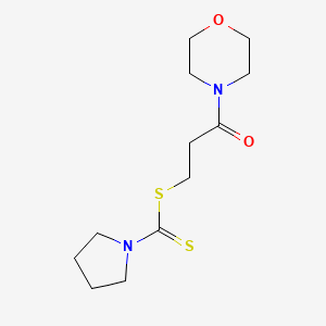 3-(Morpholin-4-yl)-3-oxopropyl pyrrolidine-1-carbodithioate