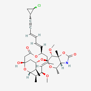 molecular formula C35H48ClNO10 B1247798 卡利佩尔托苷 A 