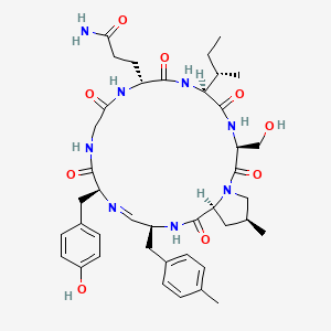 molecular formula C41H56N8O9 B1247800 Nostocyclopeptide A3 
