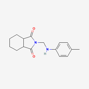 2-{[(4-methylphenyl)amino]methyl}hexahydro-1H-isoindole-1,3(2H)-dione