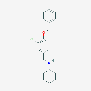 N-[4-(benzyloxy)-3-chlorobenzyl]cyclohexanamine