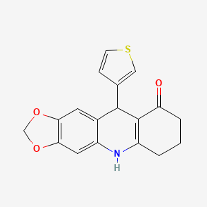 10-(thiophen-3-yl)-6,7,8,10-tetrahydro[1,3]dioxolo[4,5-b]acridin-9(5H)-one