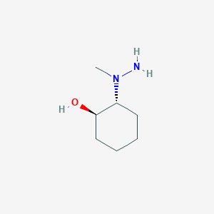 molecular formula C7H16N2O B12478151 (1R,2R)-2-(1-Methylhydrazino)cyclohexanol 