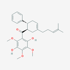 molecular formula C28H34O6 B1247816 Isofissistin 