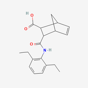 3-[(2,6-Diethylphenyl)carbamoyl]bicyclo[2.2.1]hept-5-ene-2-carboxylic acid