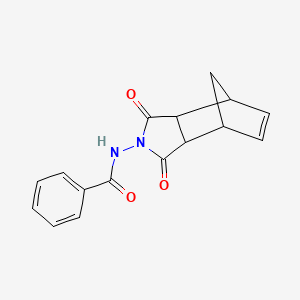 N-(1,3-dioxo-1,3,3a,4,7,7a-hexahydro-2H-4,7-methanoisoindol-2-yl)benzamide