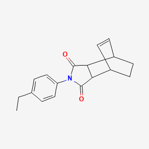 2-(4-ethylphenyl)-3a,4,7,7a-tetrahydro-1H-4,7-ethanoisoindole-1,3(2H)-dione