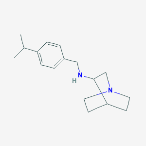 N-[4-(propan-2-yl)benzyl]-1-azabicyclo[2.2.2]octan-3-amine