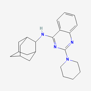 2-(piperidin-1-yl)-N-(tricyclo[3.3.1.1~3,7~]dec-2-yl)quinazolin-4-amine