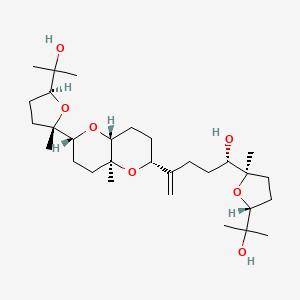 molecular formula C30H52O7 B1247849 Pseudodehydrothyrsiferol 