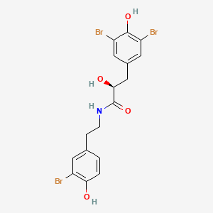 molecular formula C17H16Br3NO4 B1247850 Hemibastadinol 2 