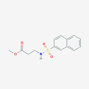 Methyl 3-(naphthalene-2-sulfonamido)propanoate