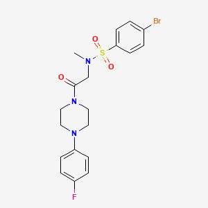 4-bromo-N-{2-[4-(4-fluorophenyl)piperazin-1-yl]-2-oxoethyl}-N-methylbenzenesulfonamide