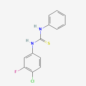 1-(4-Chloro-3-fluorophenyl)-3-phenylthiourea