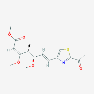 molecular formula C16H21NO5S B1247855 Melithiazole C 