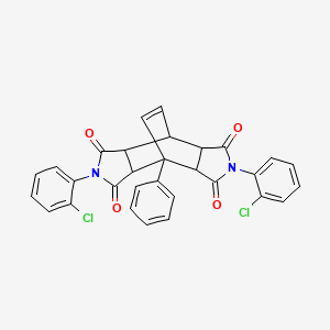 2,6-bis(2-chlorophenyl)-4-phenylhexahydro-4,8-ethenopyrrolo[3,4-f]isoindole-1,3,5,7(2H,6H)-tetrone