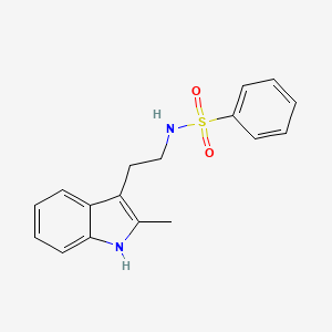 N-[2-(2-methyl-1H-indol-3-yl)ethyl]benzenesulfonamide