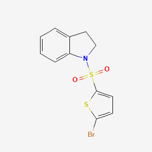 1-[(5-bromothiophen-2-yl)sulfonyl]-2,3-dihydro-1H-indole