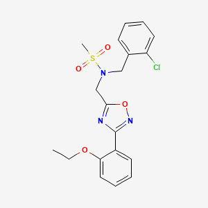 N-(2-chlorobenzyl)-N-{[3-(2-ethoxyphenyl)-1,2,4-oxadiazol-5-yl]methyl}methanesulfonamide