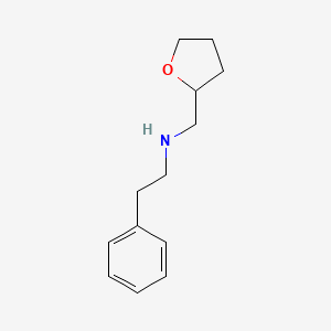 2-phenyl-N-(tetrahydrofuran-2-ylmethyl)ethanamine