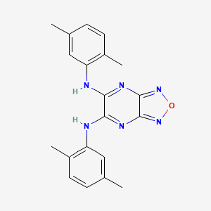 N,N'-bis(2,5-dimethylphenyl)[1,2,5]oxadiazolo[3,4-b]pyrazine-5,6-diamine