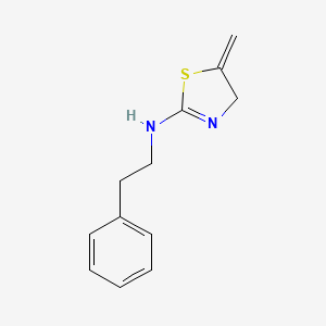 5-methylidene-N-(2-phenylethyl)-4,5-dihydro-1,3-thiazol-2-amine