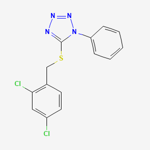 5-[(2,4-dichlorobenzyl)sulfanyl]-1-phenyl-1H-tetrazole