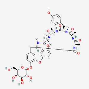 molecular formula C46H58N6O14 B1247891 RA-Xii 