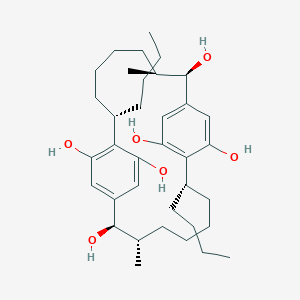 molecular formula C36H56O6 B1247895 cylindrocyclophane A 