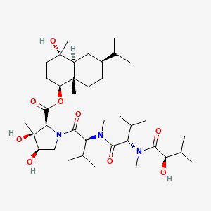 molecular formula C38H65N3O9 B1247902 Depsilairdin 