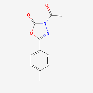 3-Acetyl-5-(4-methylphenyl)-1,3,4-oxadiazol-2-one