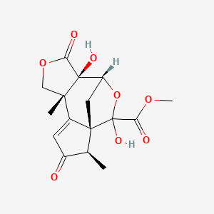 molecular formula C16H18O8 B1247903 Jiadifenin 