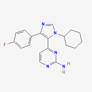 molecular formula C19H20FN5 B1247908 PF-670462 free base CAS No. 950980-98-0