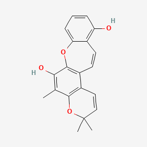 molecular formula C20H18O4 B1247909 Bauhinoxepin A 