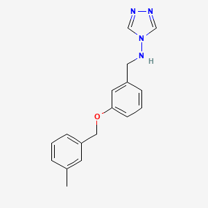 N-{3-[(3-methylbenzyl)oxy]benzyl}-4H-1,2,4-triazol-4-amine