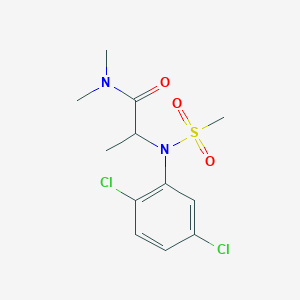 2-[N-(2,5-Dichlorophenyl)methanesulfonamido]-N,N-dimethylpropanamide