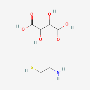molecular formula C6H13NO6S B1247914 Cysteamine bitartrate CAS No. 27761-19-9