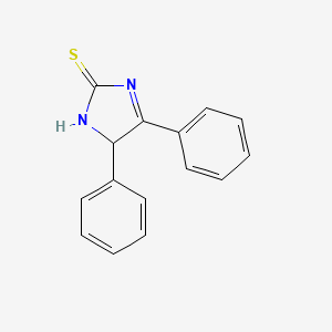 B12479197 4,5-Diphenyl-1,5-dihydroimidazole-2-thione CAS No. 5471-43-2