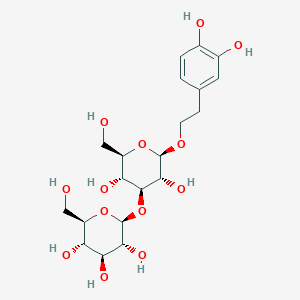 molecular formula C20H30O13 B1247923 Scroside D 