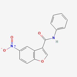 5-nitro-N-phenyl-1-benzofuran-3-carboxamide