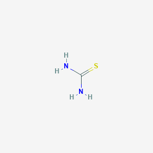 molecular formula CH4N2S<br>H2NCSNH2<br>CH4N2S B124793 硫脲 CAS No. 62-56-6