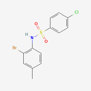 N-(2-bromo-4-methylphenyl)-4-chlorobenzenesulfonamide