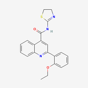 N-(4,5-dihydro-1,3-thiazol-2-yl)-2-(2-ethoxyphenyl)quinoline-4-carboxamide