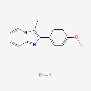 2-(4-Methoxyphenyl)-3-methylimidazo[1,2-a]pyridine hydrobromide