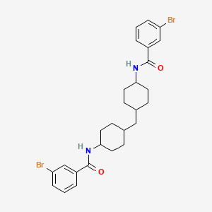 N,N'-(methanediyldicyclohexane-4,1-diyl)bis(3-bromobenzamide)