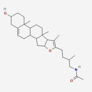 N-[3-Hydroxyfurosta-5,20(22)-dien-26-yl]acetamide