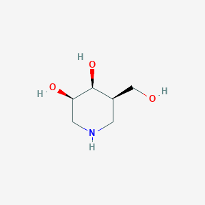 molecular formula C6H13NO3 B1247952 D-Galacto-Isofagomine CAS No. 170554-26-4