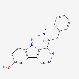 molecular formula C21H21N3O B1247953 eudistomin X 