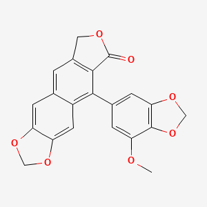 molecular formula C21H14O7 B1247956 柯莱根 1 